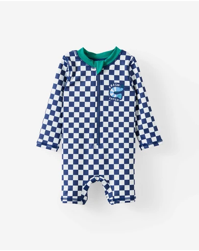 Cotton On Kids - Baby Long Sleeve All In One Swimsuit