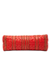 Pre-Loved by Azura Reborn - Pre-Loved Leather Intrecciato Stripe Shoulder Bag
