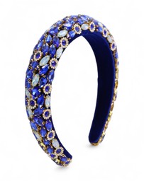 Morgan & Taylor - Alora Headband in Cobalt Blue