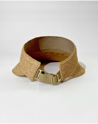 UNE PIECE - Madagascan Raffia Sun Visor