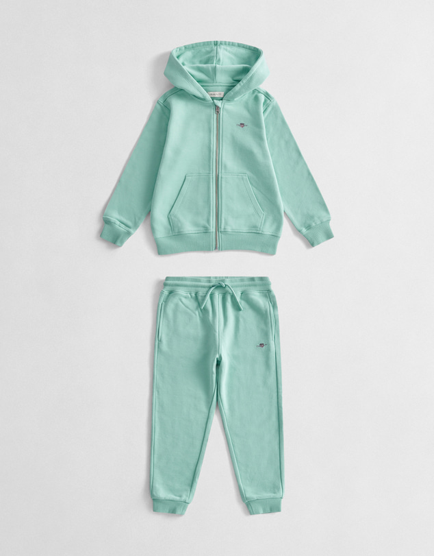 Gant - Shield Full Zip Hoodie, Sweatpant Set