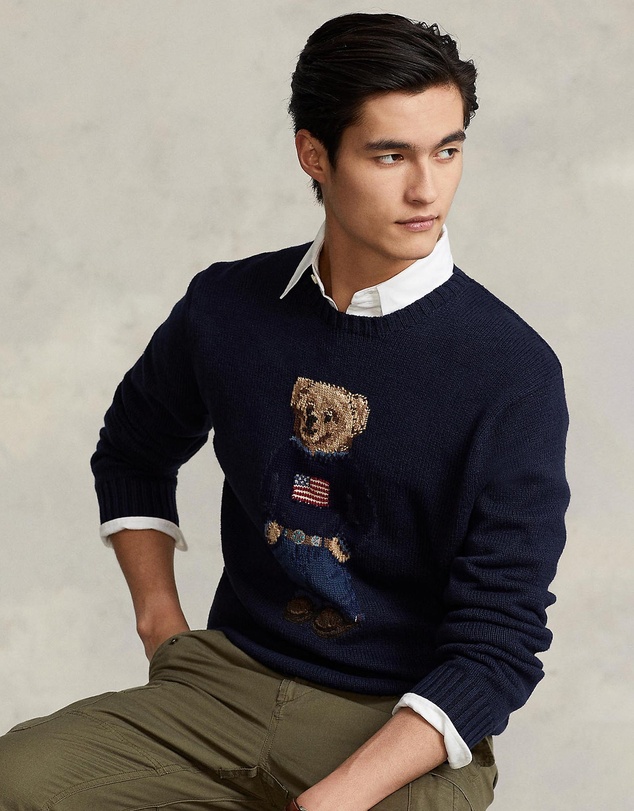 Polo Ralph Lauren - Polo Bear Cotton-Linen Sweater