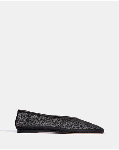 Black Leopard Mesh