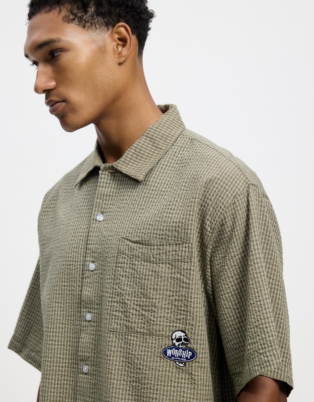 Worship - Jaws Box Fit Cropped Short Sleeve Shirt