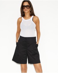 Dazie - Misty Tailored Bermuda Shorts