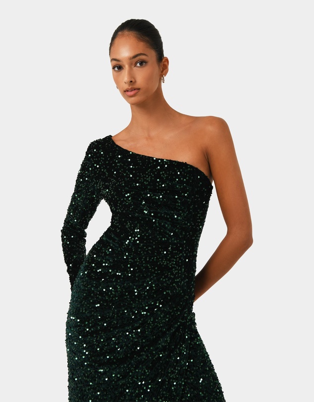 Forcast - Ivy One Shoulder Sequin Dress
