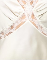 Dazie - Moonlit Lace Satin Maxi Dress