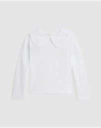 Polo Ralph Lauren - Ruffled Cotton Jersey Tee - Kids