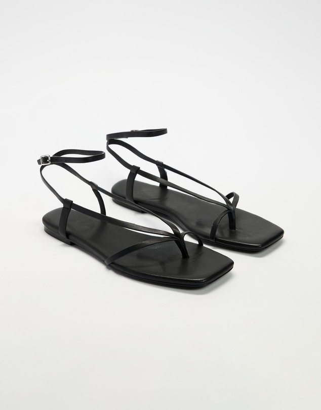 AERE - Positano Strappy Leather Sandals - Women's