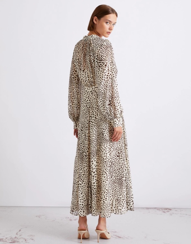 Marella - Printed Georgette Midi Dress