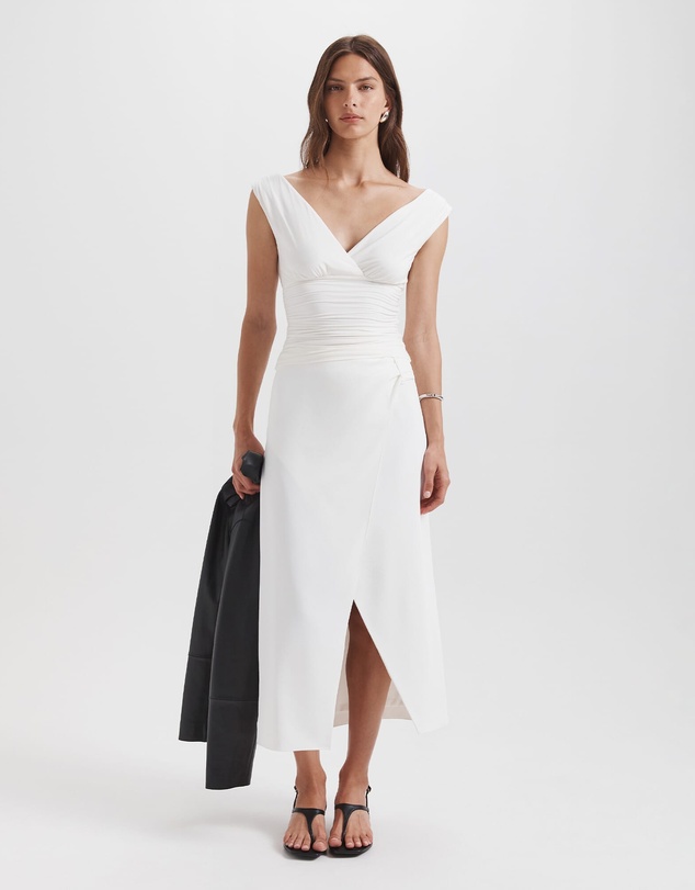 SABA - Dharma Drape Midi Skirt