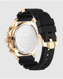 Philipp Plein - THE $KULL CHRONO 44mm Gold-Tone Multifunction