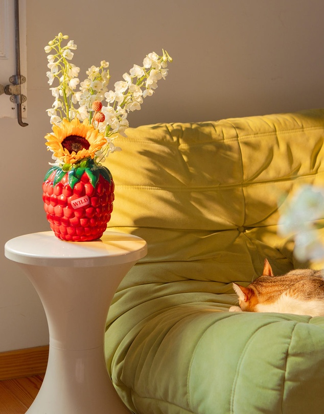 DOIY - Farmers Market Vase Raspberry