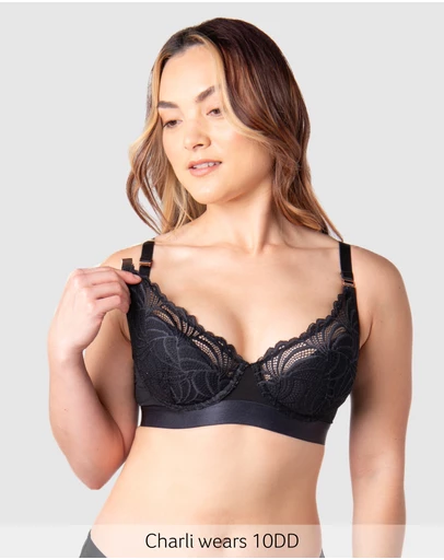 Hotmilk Maternity Lingerie - Warrior 2.0 Plunge Nursing Bra - Flexiwire