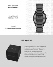 Armani Exchange - Black Chronograph Watch