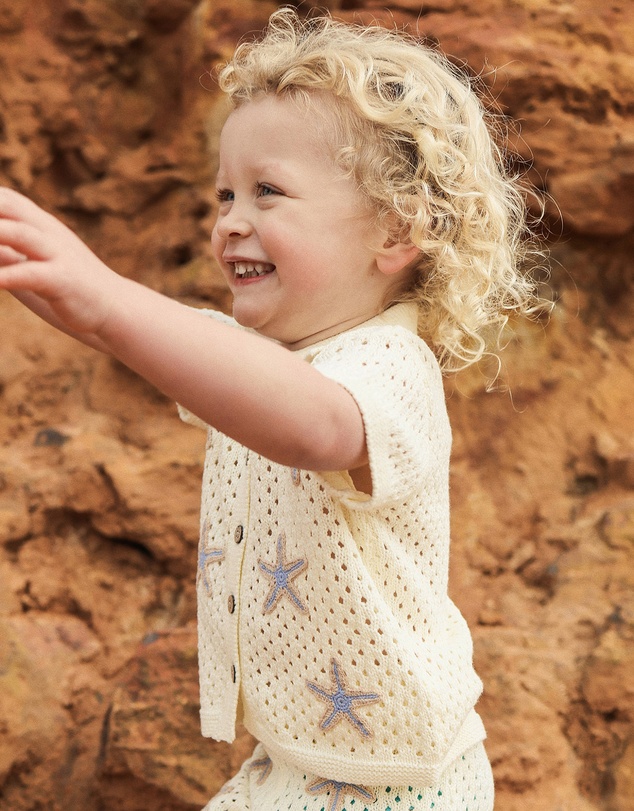 Kynd Baby - Knit Shirt in Coconut
