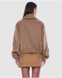 ENA PELLY - Maeve Wool Blend Bomber