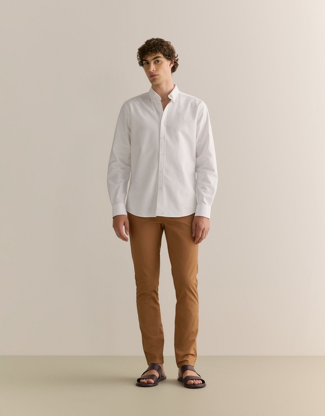 Trenery - Slim Fit Chino Pant in Latte