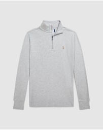 Polo Ralph Lauren - Cotton Interlock Quarter-Zip Pullover - ICONIC EXCLUSIVE - Teens