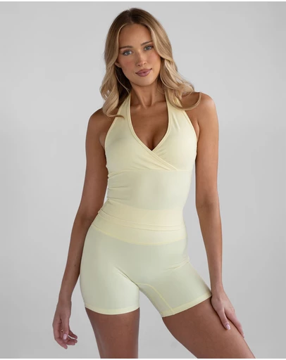 Leelo Active - Sculpt Halter Neck Tank