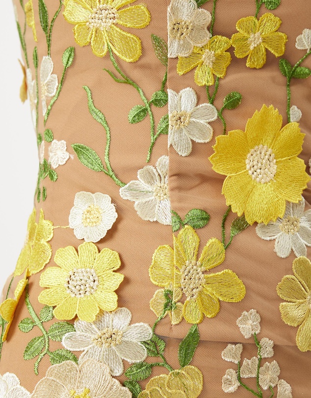 Honey and Beau - Enchanted Garden Strapless Dress