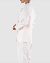 Amelius - Azure Linen Blazer