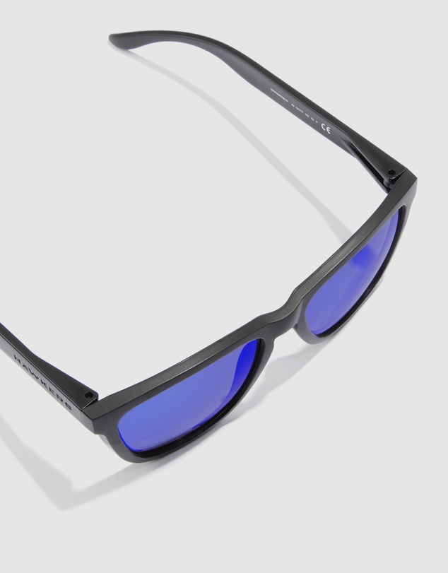 Hawkers Co - Polarized Dark Black Blue One Raw Sunglasses for Men and Women UV400