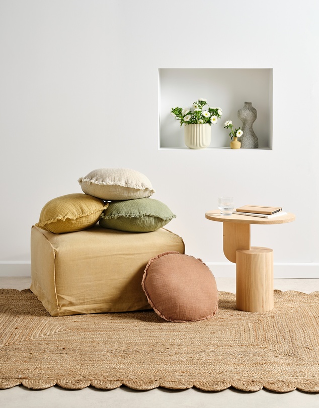 Linen House - Maya Filled Cushion Round