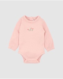 Bebe by Minihaha - Emmy LS Rib Bodysuit - Babies