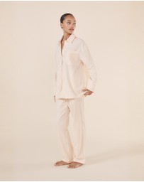Gingerlilly - Josephine Pink Stripe Cotton PJ set