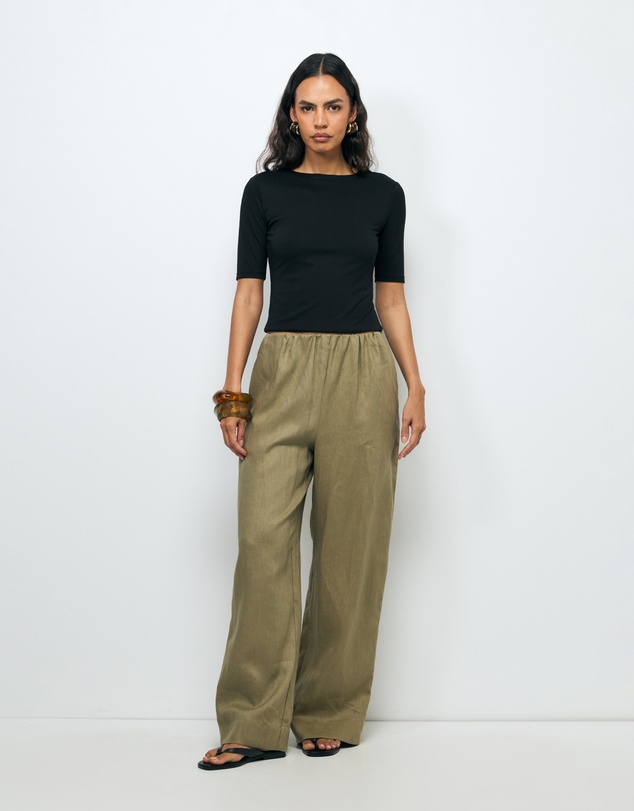 AERE - Kora Scoop Back Top