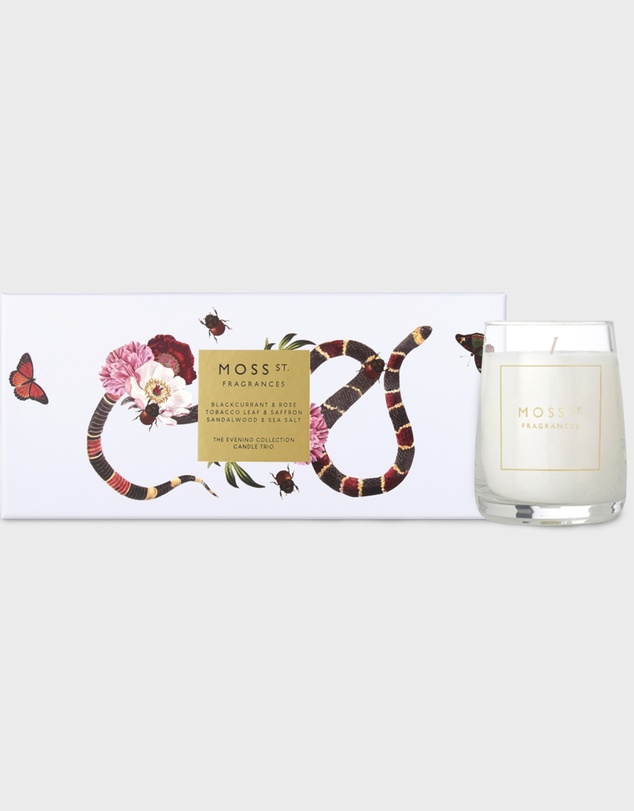 Moss St Fragrances - The Evening Collection Mini Candle Trio