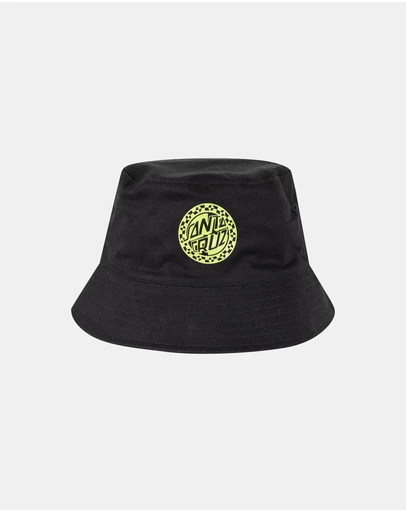 Santa Cruz - Malba Crash Dot Mono Reversible Bucket Hat - Teens