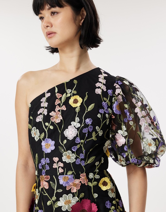 Romance by Honey and Beau - Blake One Sleeve Dress