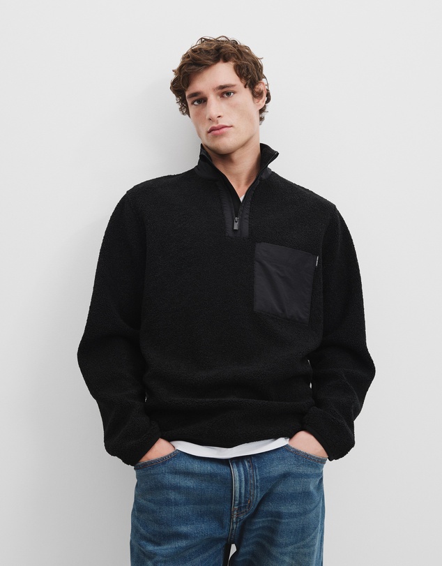 Country Road - Polyester Half Zip Sweat