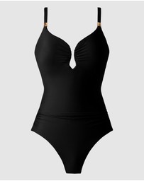 Miraclesuit Swimwear  - Razzle Dazzle Antheia Plunge Underwired Shaping Swimsuit
