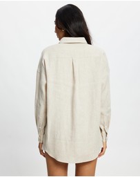 White By FTL - Nami Linen Shirt