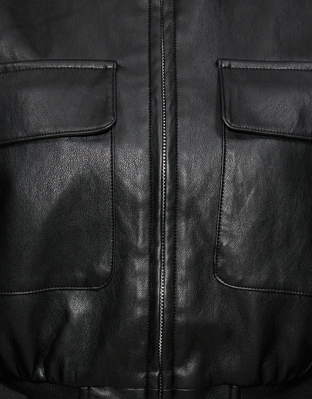 Dazie - Lustre Cropped Bomber Jacket