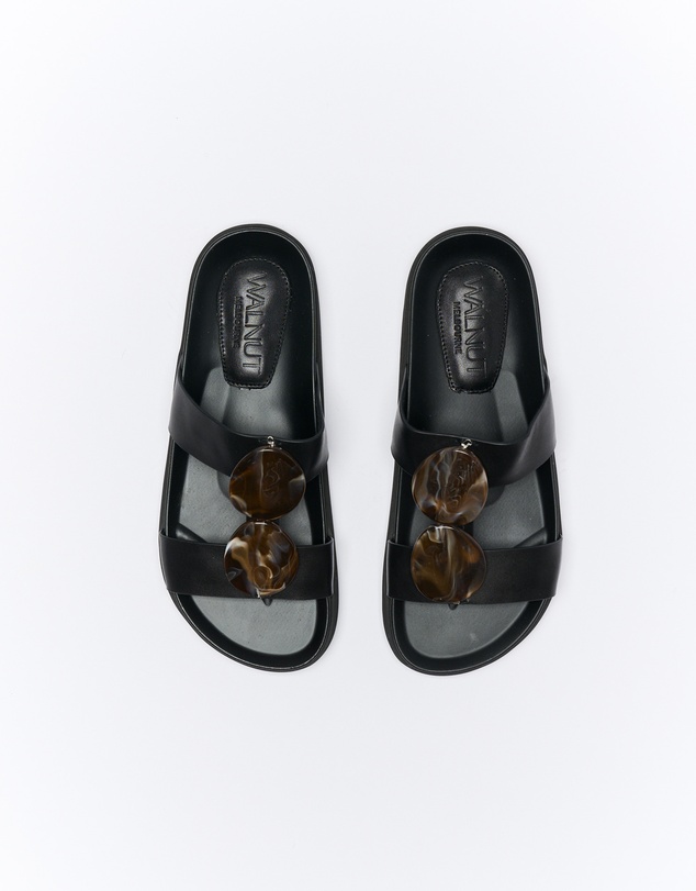 Walnut Melbourne - Micah Leather Slide