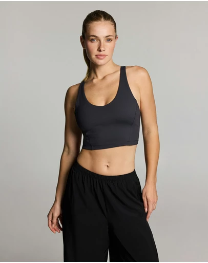 Rockwear - V Neck Low Impact Longline Sports Bra