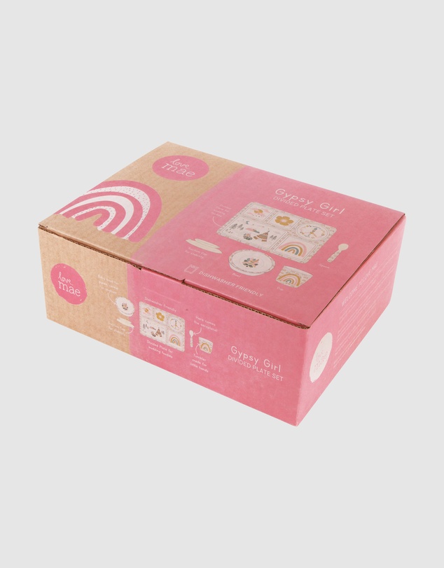 Love Mae - Bamboo Divided Plate Set