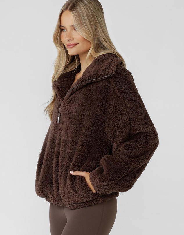 Lorna Jane - Everyday Teddy Quarter Zip Sweat
