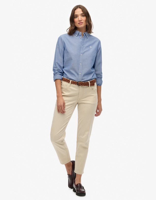 Superdry - Slim Oxford Long Sleeve Shirt
