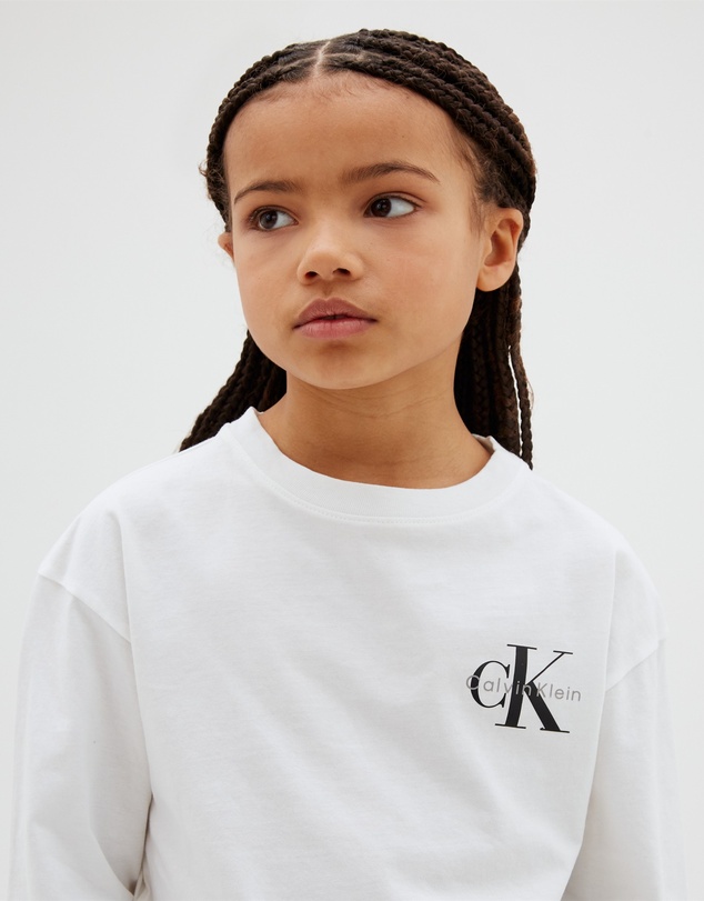 Calvin Klein Jeans - Kids Unisex Long Sleeve Logo T-Shirt