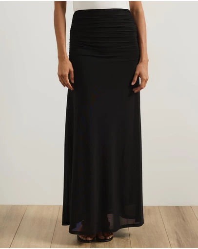 Atmos&Here - Mariana Gathered Maxi Skirt