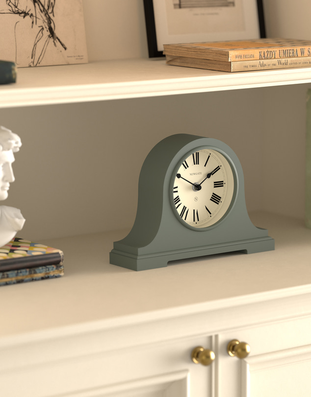 Newgate - Newgate Broadway Mantel Clock-Asparagus Green