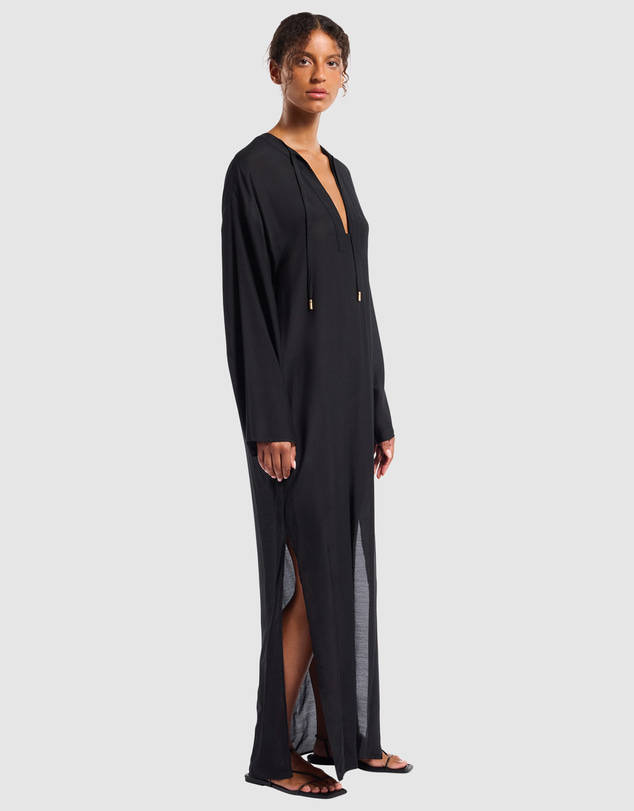 JETS - Silk Lustre Maxi Kaftan