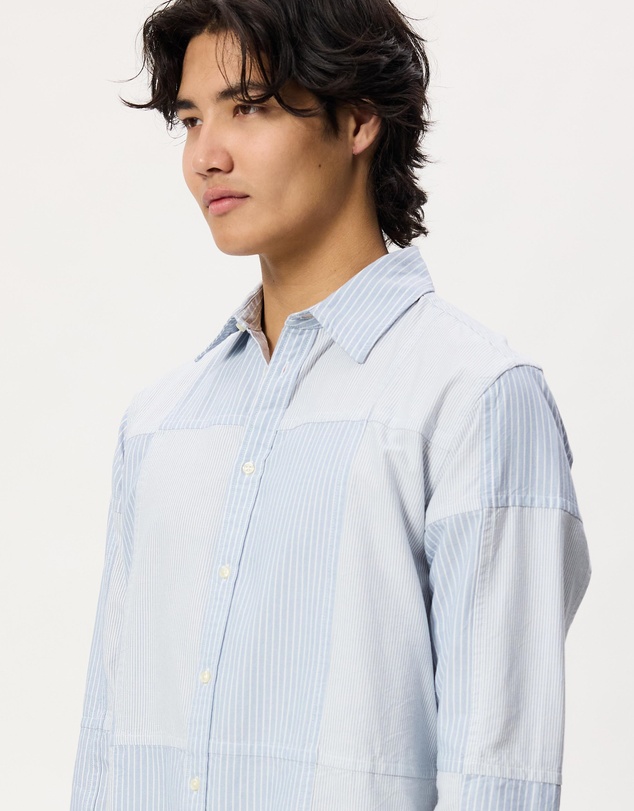 Scotch & Soda - Patchwork Relaxed-Fit Oxford Shirt