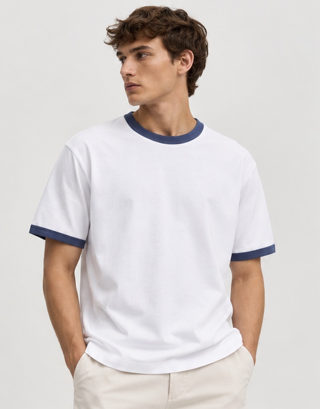 Jack & Jones - Jor Chamberi Ringer SS Crew Neck Tee