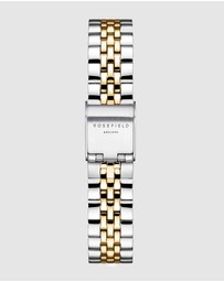 Rosefield - Small Edit Black Gold Silver Duotone Bracelet Watch